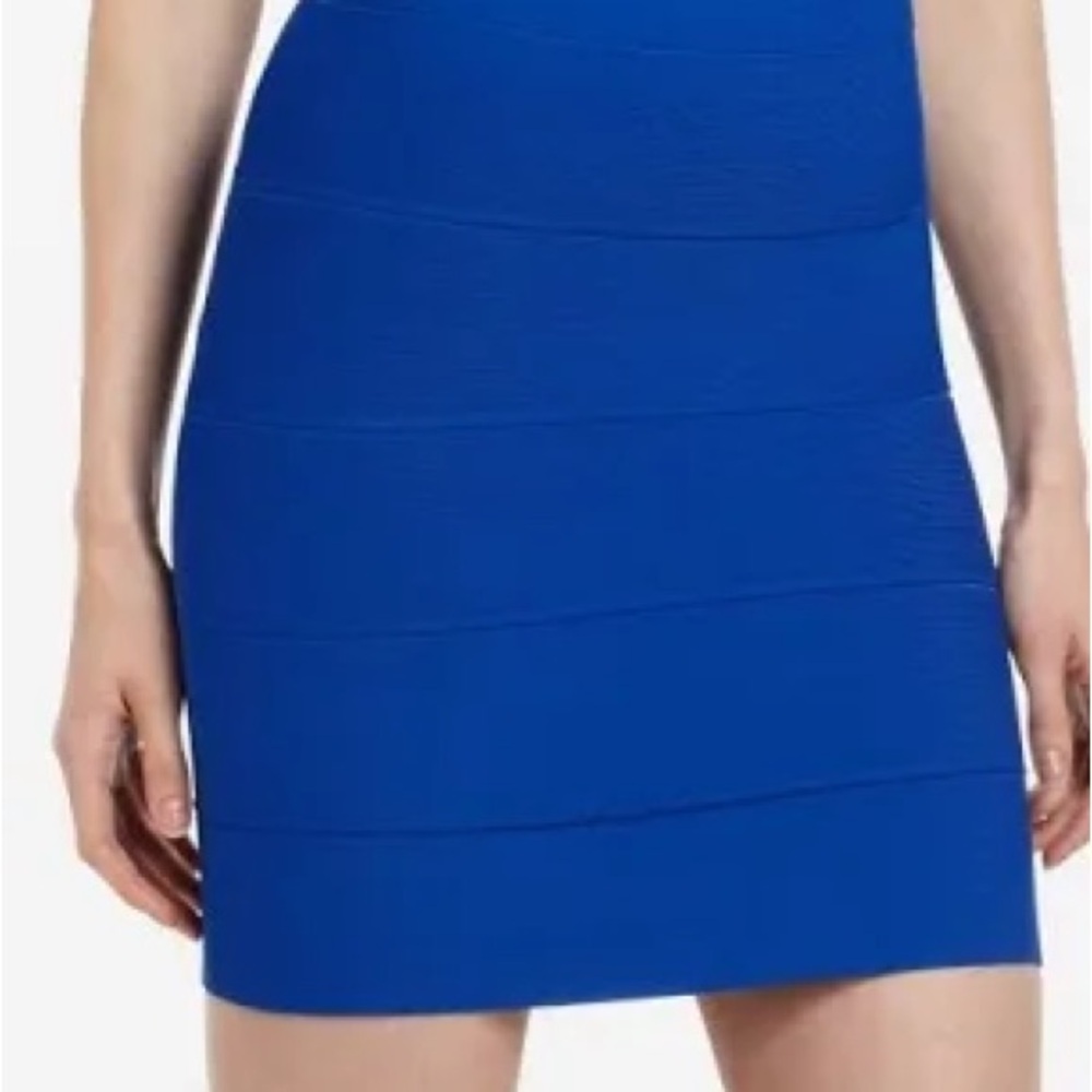 BCBG Vibrant Blue Mini Skirt